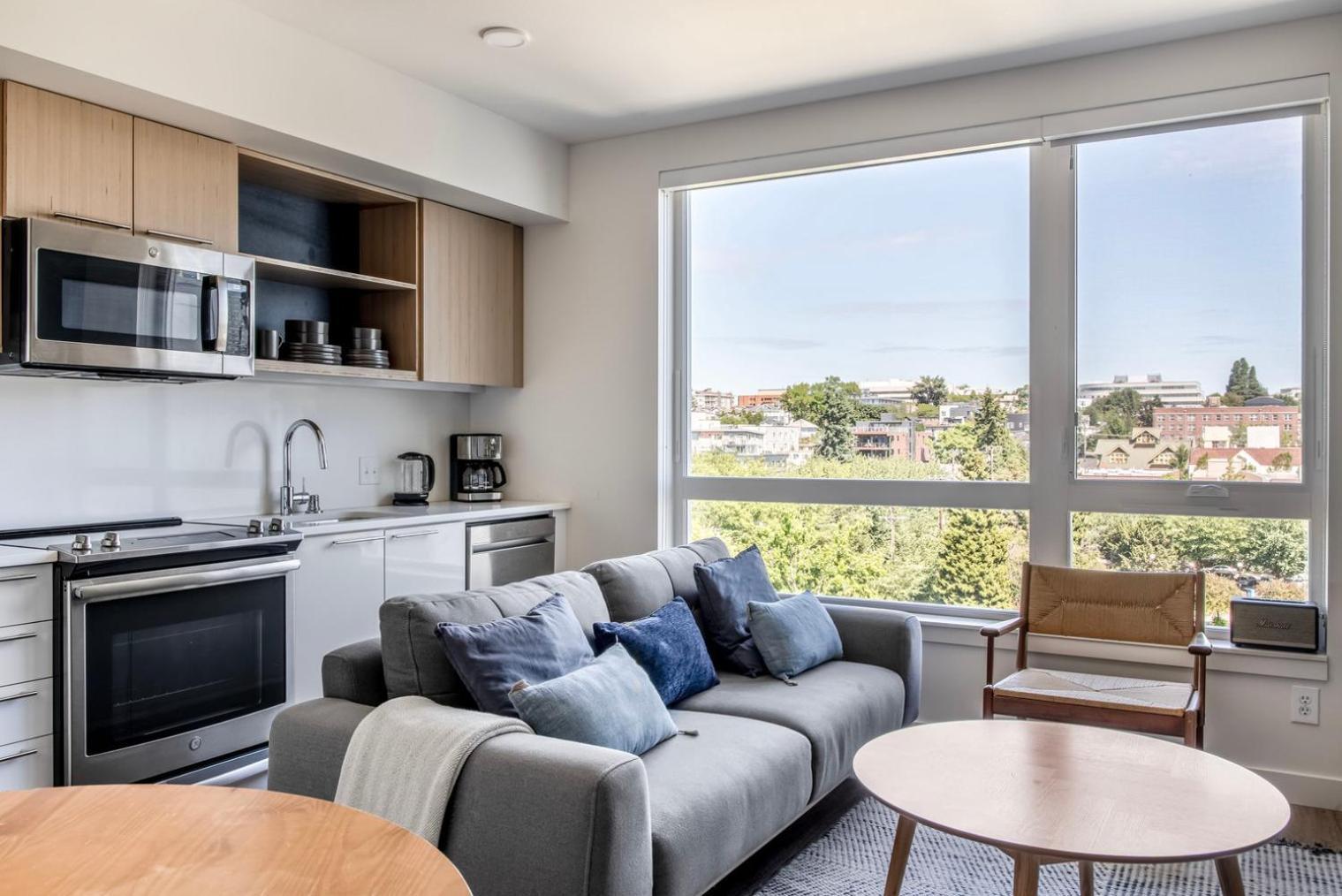 Capitol Hill 1br W Bbq Wd Lounge Nr Dining Sea-600 Apartment *