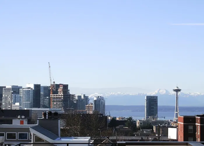 Rooftop Views Of The Space Needle, Sound, & City