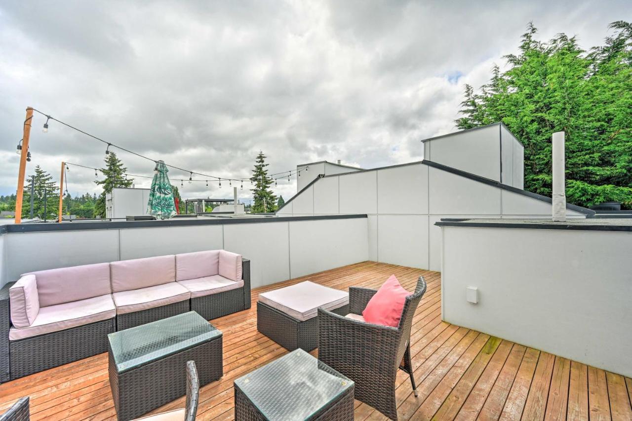 Townhome Rooftop Deck Less Than 7 Mi To Dtwn * Seattle