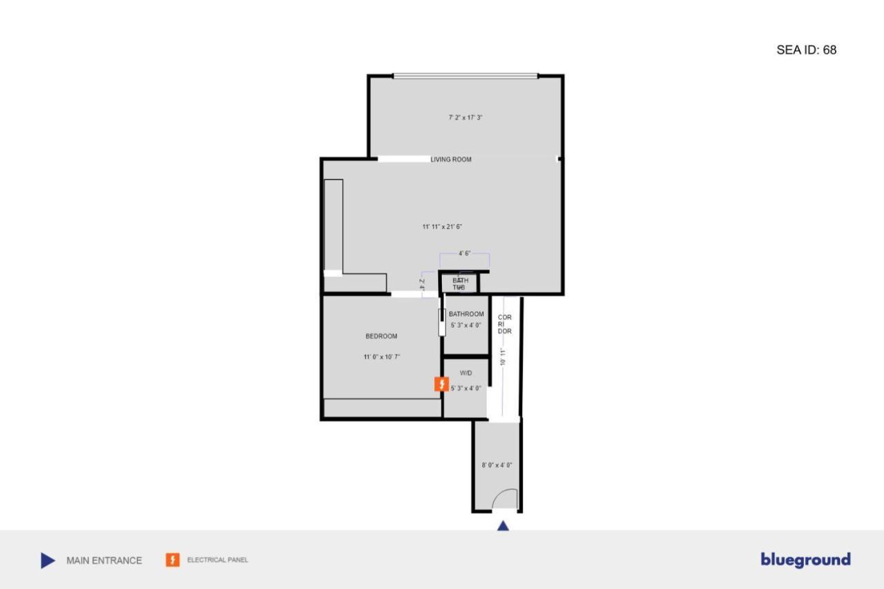 S Union 1br W Gym Parking Nr Dining Sea-68 *