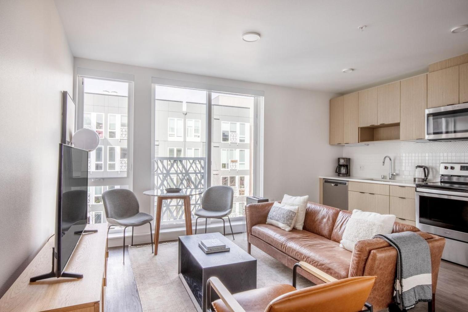 Apartment District 1br W Gym Bbq Nr Downtown Sea-547 *