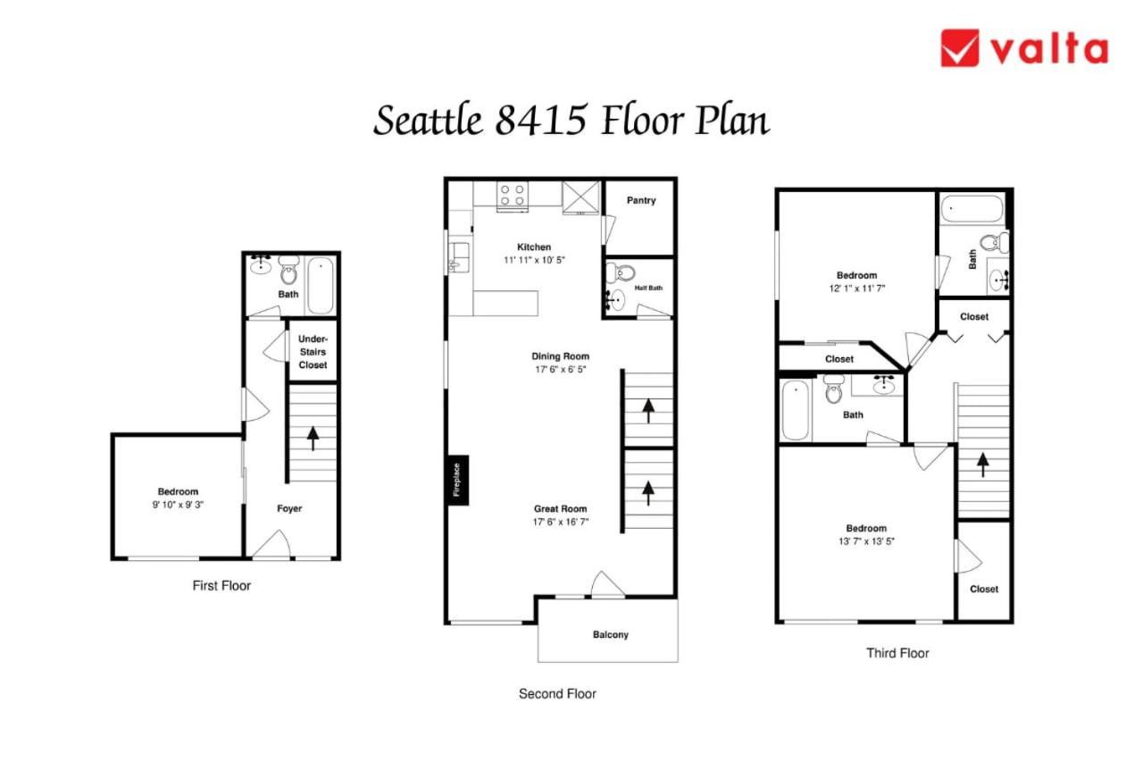 Stylish North Townhouse- Dual Master *