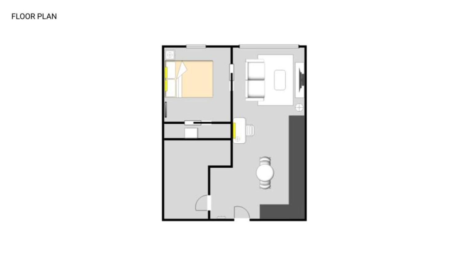Apartment Bell Town Jr 1br W Rooftop Deck Nr Dining Sea-661 *